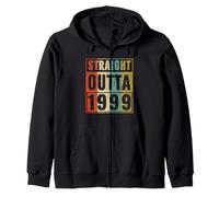 Straight Outta 1999 Classic Birth of Birthday 1999 Vintage Sudadera con Capucha