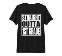 Straight Outta 1st Grade Graduation Class 2026 First Grade Camiseta Premium