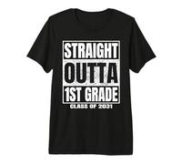 Straight Outta 1st Grade Graduation Gifts 2031 First Grade Camiseta Premium