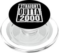 Straight Outta 2000 Cumpleaños para mujer y hombre, divertido PopSockets PopGrip para MagSafe
