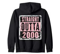 Straight Outta 2000 Cumpleaños para mujeres y niñas, divertido Sudadera con Capucha