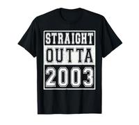Straight Outta 2003 Classic Birth of Birthday Year Vintage Camiseta