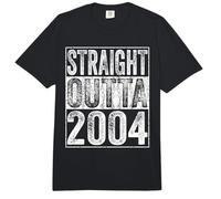 Straight Outta 2004 22 Years Old 22nd Funny Birthday Gifts Comfort Colors Adult Heavyweight T-Shirt