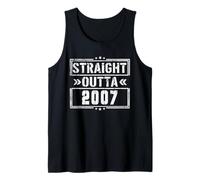 Straight Outta 2006 Birth of Birthday Born in 2006 Vintage Camiseta sin Mangas