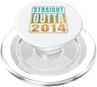 Straight Outta 2014 Classic Birth of Birthday Years Retro PopSockets PopGrip para MagSafe