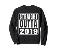 Straight Outta 2019 Classic 2019 Vintage Birth of Birthday Sudadera