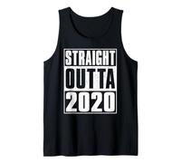 Straight Outta 2020 Men Women Vintage 2020 Birth of Birthday Camiseta sin Mangas
