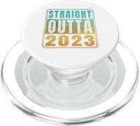 Straight Outta 2023 Classic Birth of Birthday Years Retro PopSockets PopGrip para MagSafe