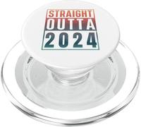 Straight Outta 2024 Birth of Birthday Classic 2024 Vintage PopSockets PopGrip para MagSafe