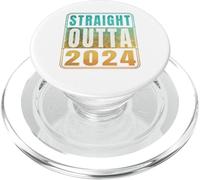 Straight Outta 2024 Classic Birth of Birthday Years Retro PopSockets PopGrip para MagSafe