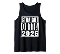 Straight Outta 2026 Classic 2026 Vintage Birth of Birthday Camiseta sin Mangas