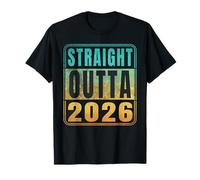 Straight Outta 2026 Classic Birth of Birthday Years Retro Camiseta