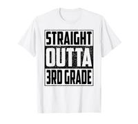 Straight Outta 3rd Grade School Graduate 2026 Third Grade Camiseta