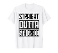 Straight Outta 5th Grade Graduate Boys and Kids Fifth Grade Camiseta