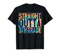 Straight Outta 5th Grade Graduate Class 2026 5th Grade Funny Camiseta
