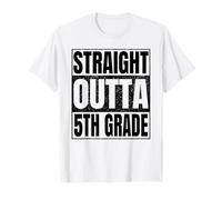 Straight Outta 5th Grade Graduate Class of 2026 Fifth Grade Camiseta