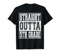 Straight Outta 5th Grade Graduation For Her Him Fifth Grade Camiseta