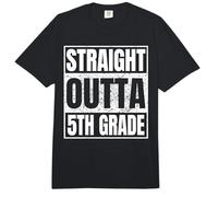 Straight Outta 5th Grade Graduation Gifts 2026 Fifth Grade Comfort Colors Adult Heavyweight T-Shirt