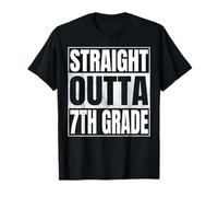 Straight Outta 7th Grade Class 2026 Graduate Seventh Grade Camiseta