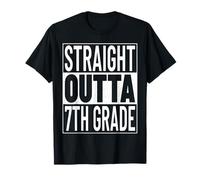 Straight Outta 7th Grade Funny Graduate 2026 Seventh Grade Camiseta