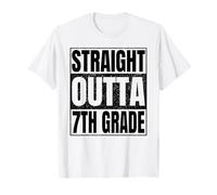 Straight Outta 7th Grade Graduate Class 2026 Seventh Grade Camiseta