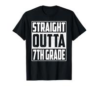 Straight Outta 7th Grade School Graduation 2026 Boys & Kids Camiseta