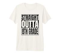 Straight Outta 8th Grade Graduation 2026 Degree Class Gifts Camiseta Premium