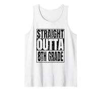 Straight Outta 8th Grade Graduation 2026 Degree Class Gifts Camiseta sin Mangas