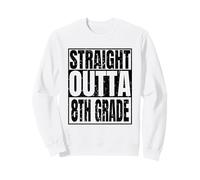 Straight Outta 8th Grade Graduation 2026 Degree Class Gifts Sudadera