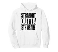 Straight Outta 8th Grade Graduation 2026 Degree Class Gifts Sudadera con Capucha