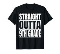 Straight Outta 9th Grade Class of 2026 Graduate Ninth Grade Camiseta