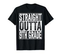 Straight Outta 9th Grade Graduate 2026 Ninth Grade Funny Camiseta