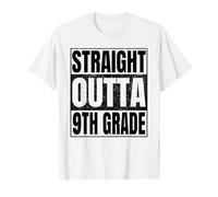 Straight Outta 9th Grade Graduate Class of 2026 Ninth Grade Camiseta