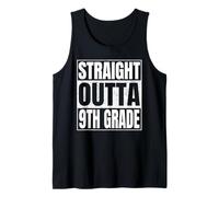 Straight Outta 9th Grade Shirt Great Graduation Ninth Grade Camiseta sin Mangas