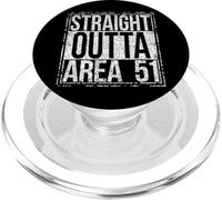 Straight Outta Area 51 Estilo Grungy PopSockets PopGrip para MagSafe