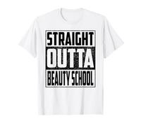 Straight Outta Beauty School Graduate 2026 Boys Girls Kids Camiseta