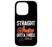 Straight Outta Bicicleta reclinada de tres ruedas Ciclismo relajado Carcasa para iPhone 14 Pro
