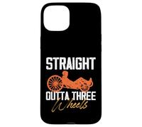 Straight Outta Bicicleta reclinada de tres ruedas Ciclismo relajado Carcasa para iPhone 15 Plus