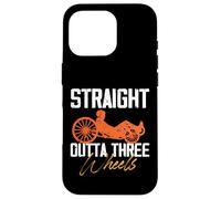 Straight Outta Bicicleta reclinada de tres ruedas Ciclismo relajado Carcasa para iPhone 16 Pro