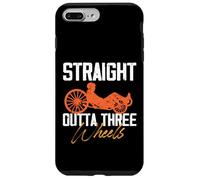 Straight Outta Bicicleta reclinada de tres ruedas Ciclismo relajado Carcasa para iPhone 7 Plus/8 Plus