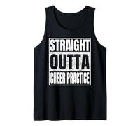 Straight Outta Cheer Practice Graduation Class 2026 Funny Camiseta sin Mangas