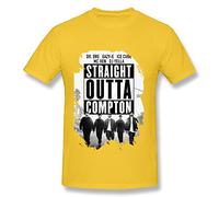 Straight Outta Compton T Shirt For Men Black Large