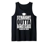 Straight Outta Dance Class Graduation Class 2026 Graduate Camiseta sin Mangas