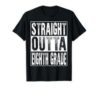 Straight Outta Eighth Grade Graduate 8th Grade Graduation Camiseta