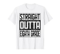 Straight Outta Eighth Grade Graduate Boys & Kids 8th Grade Camiseta