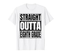 Straight Outta Eighth Grade Graduate Class of 2026 8th Grade Camiseta
