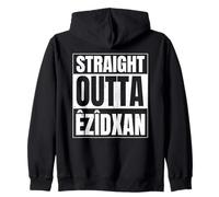 Straight Outta Ezidxan Funny Yazidi Cita Identidad Yezidi Sudadera con Capucha