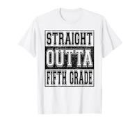 Straight Outta Fifth Grade Class of 2026 Boys Kids 5th Grade Camiseta