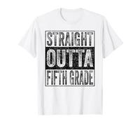 Straight Outta Fifth Grade Class of 2026 Graduate 5th Grade Camiseta