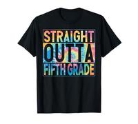 Straight Outta Fifth Grade Graduate 2026 Fifth Grade Funny Camiseta